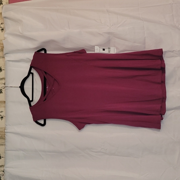 just be Tops - Just Be! Women's Burgundy Tank top Size 2x New with Tags